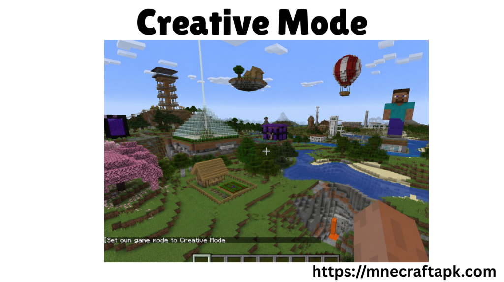 Creative Mode in Minecraft apk Download
